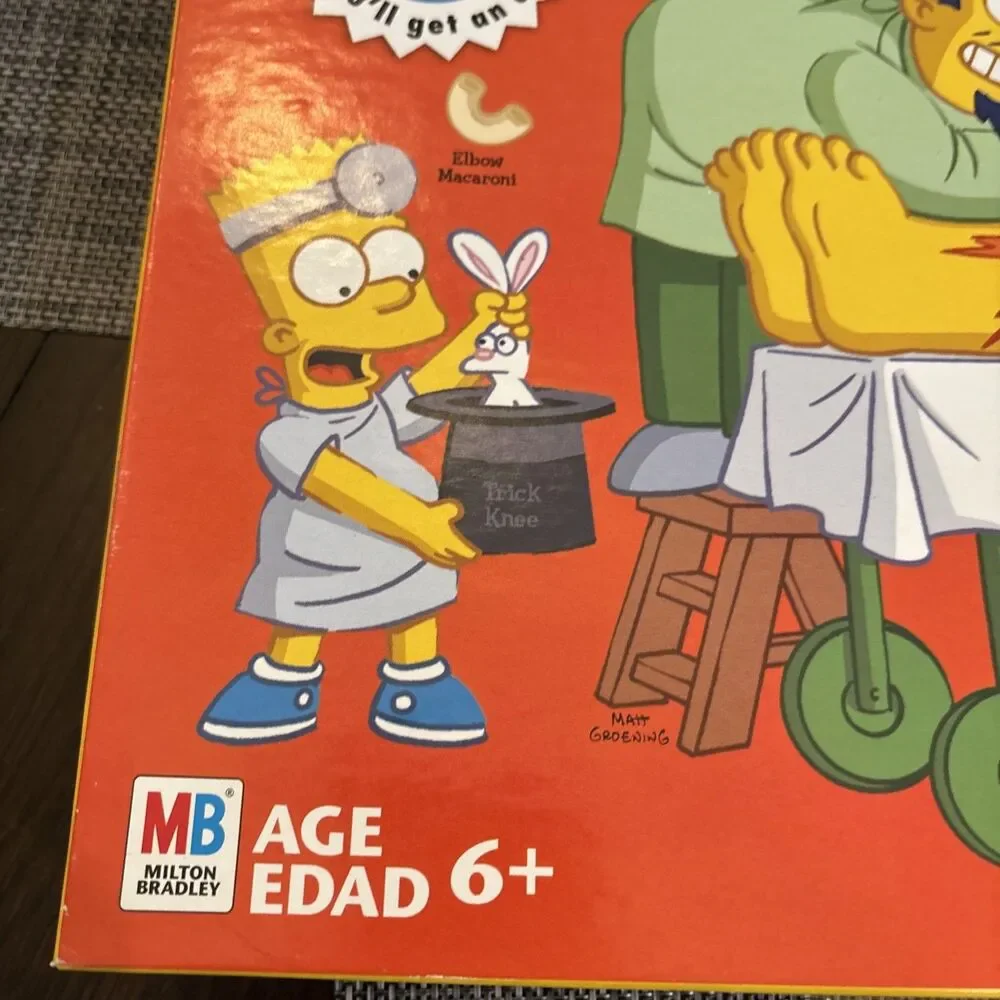 COMPLETE Homer Speaks Operation Simpsons Edition Board Game 2005 Milton Bradley